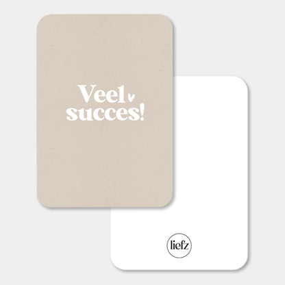 Midi kaart | Veel succes