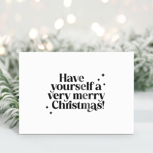 Kerstkaart | Have yourself a very merry Christmas