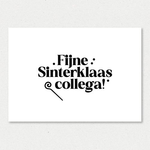 Kaart | Fijne Sinterklaas collega