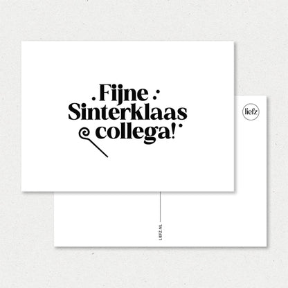 Kaart | Fijne Sinterklaas collega