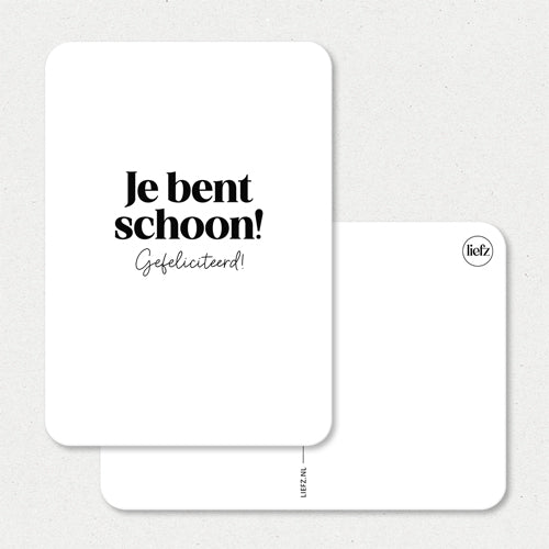Kaart | Je bent schoon!