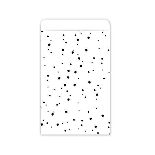 Cadeauzakjes | Confetti | Wit & zwart | 12 x 19 cm | 5 stuks
