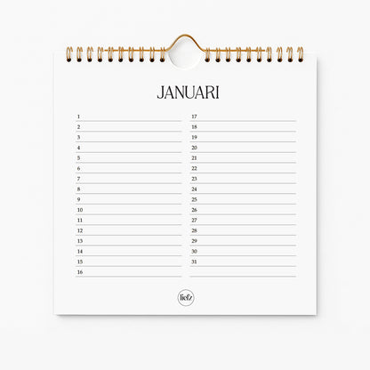 Verjaardagskalender