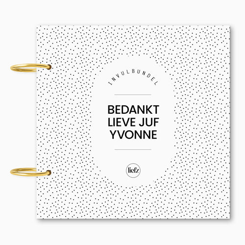 Custom invulbundel | Bedankt juf
