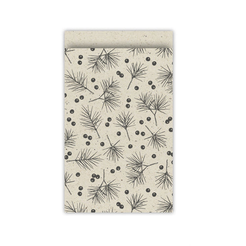 Cadeauzakjes | Berry & branches | Grasspaper | 12 x 19 cm | 5 stuks