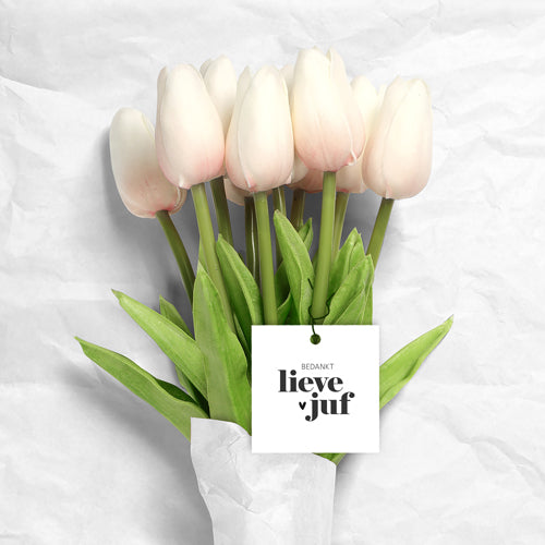 Cadeaulabel | Bedankt lieve juf