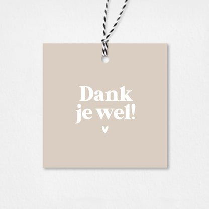Cadeaulabel | Dank je wel