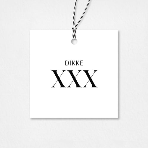Cadeaulabel | Dikke kussen