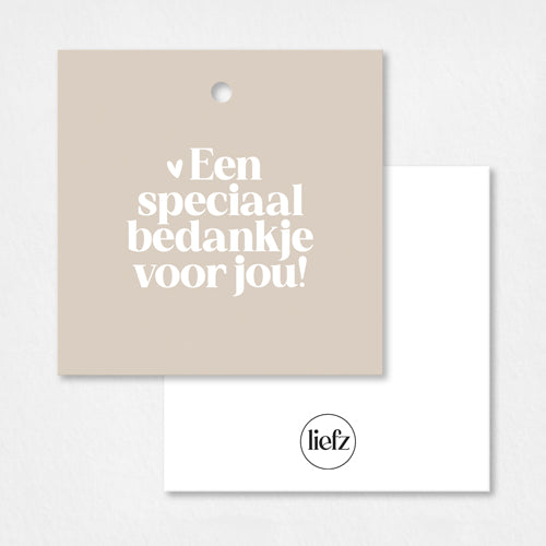 Cadeaulabel | Een speciaal bedankje voor jou