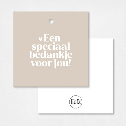 Cadeaulabel | Een speciaal bedankje voor jou