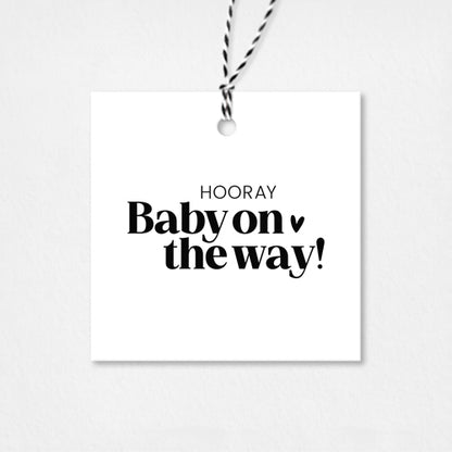 Cadeaulabel | Hooray baby on the way