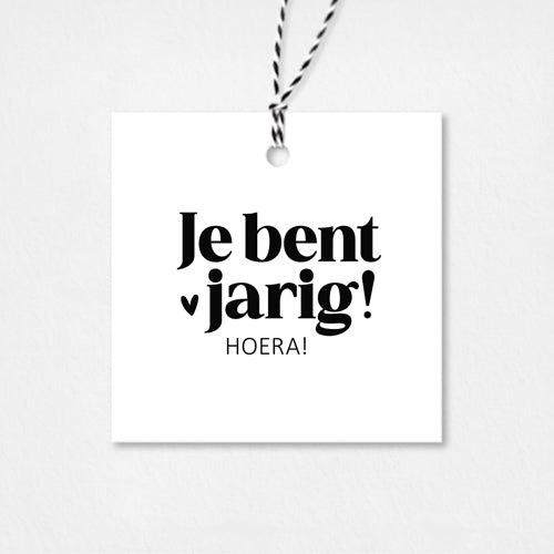 Cadeaulabel | Je bent jarig