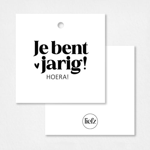 Cadeaulabel | Je bent jarig