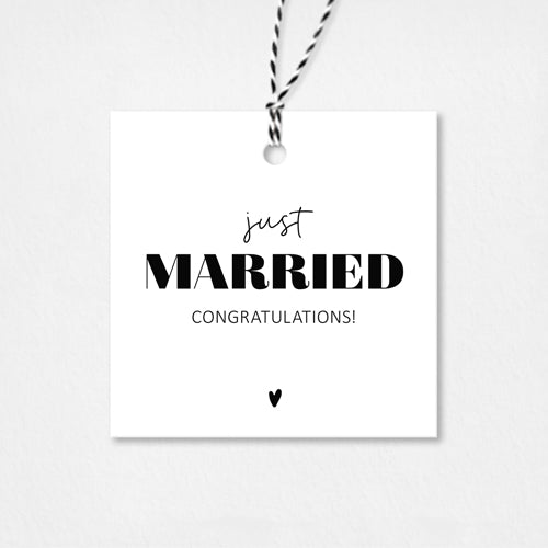 Cadeaulabel | Just married