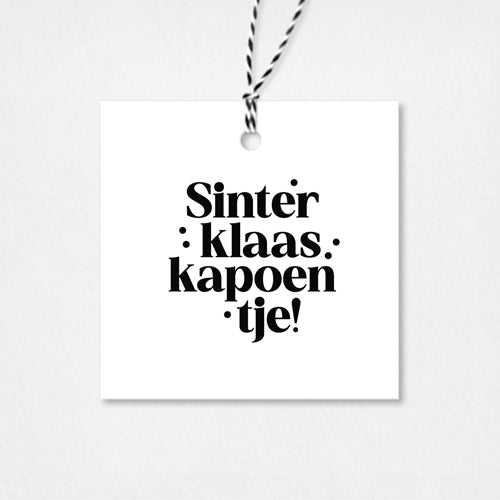 Cadeaulabel Sinterklaas | Sinterklaas kapoentje