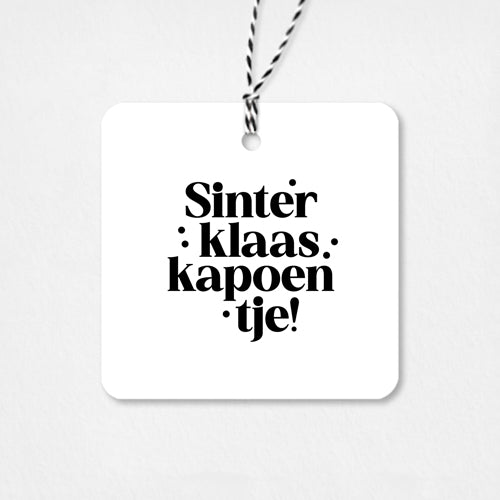 Cadeaulabel Sinterklaas | Sinterklaas kapoentje