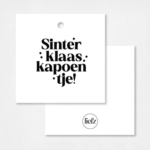 Cadeaulabel Sinterklaas | Sinterklaas kapoentje