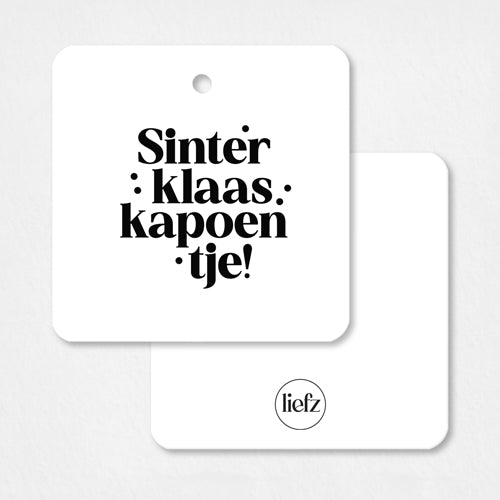 Cadeaulabel Sinterklaas | Sinterklaas kapoentje