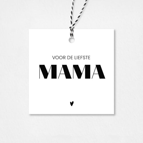 Cadeaulabel | Voor de liefste mama