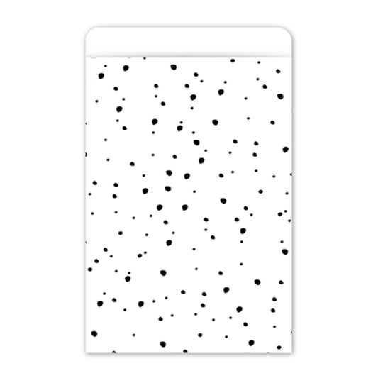 Cadeauzakjes | Confetti | Wit & Zwart | 17 x 25 cm | 5 stuks