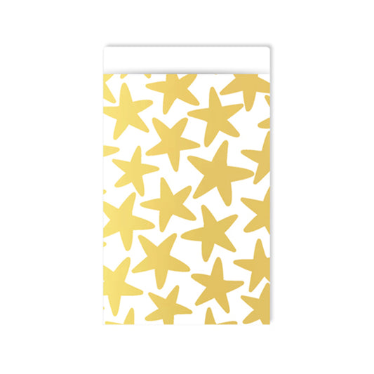 Cadeauzakjes | Stars | Goud | 12 x 19 cm | 5 stuks
