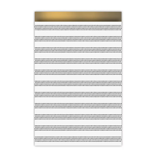 Cadeauzakjes | Raster stripes | 17 x 25 cm | 5 stuks