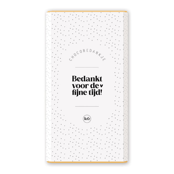 Chocoladewikkel | Bedankt voor de fijne tijd