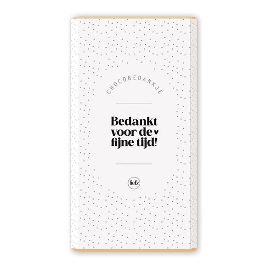 Chocoladewikkel | Bedankt voor de fijne tijd