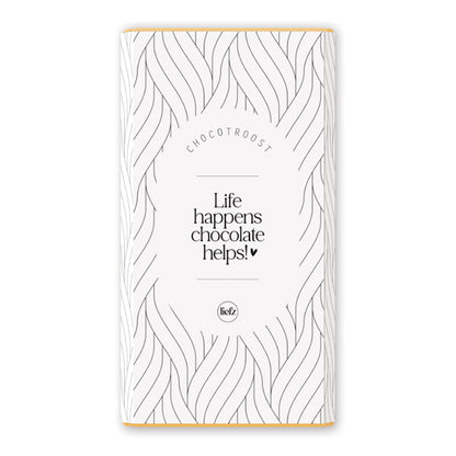 Chocoladewikkel | Life happens chocolate helps