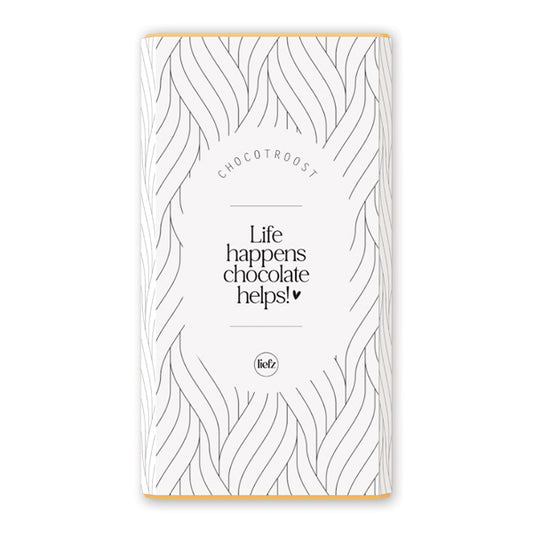 Chocoladewikkel | Life happens chocolate helps