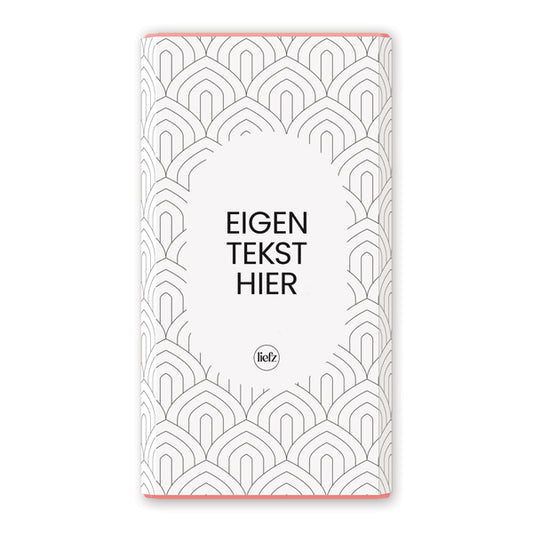 Chocoladewikkel op maat | Eigen tekst