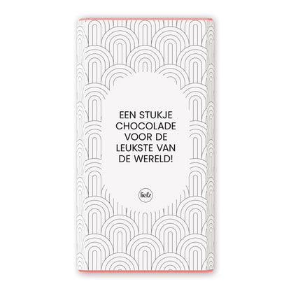 Chocoladewikkel op maat | Eigen tekst