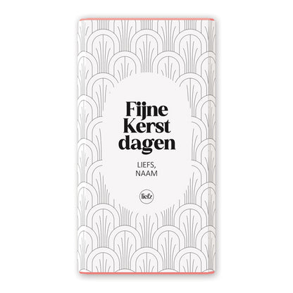 Chocoladewikkel op maat | Fijne Kerstdagen