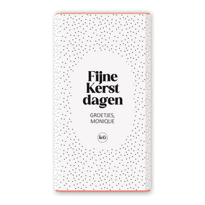 Chocoladewikkel op maat | Fijne Kerstdagen