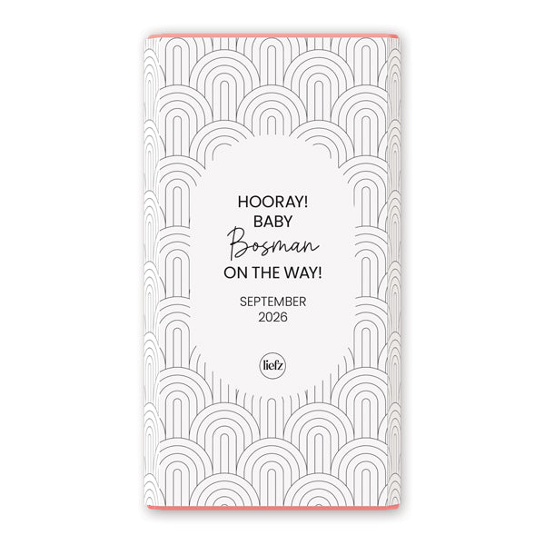 Chocoladewikkel op maat | Baby on the way