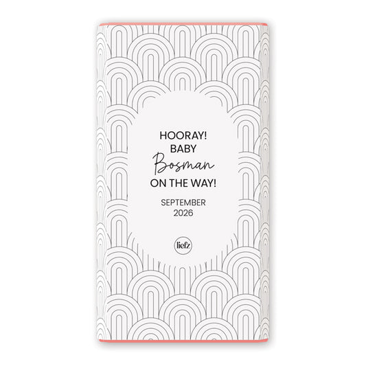 Chocoladewikkel op maat | Baby on the way