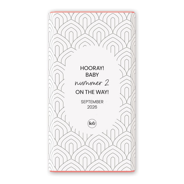 Chocoladewikkel op maat | Baby on the way