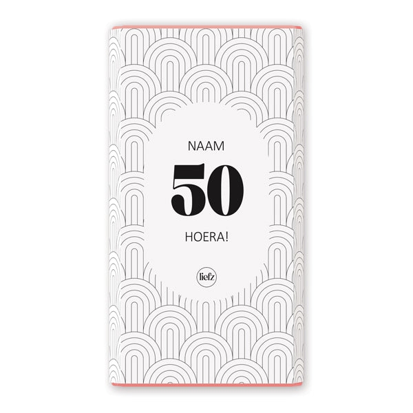 Chocoladewikkel op maat | Hoera leeftijd/jubileum