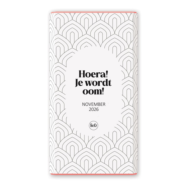 Chocoladewikkel op maat | Je wordt oom