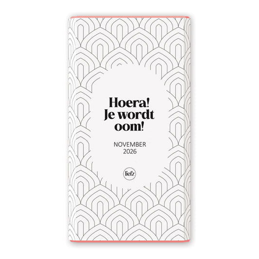 Chocoladewikkel op maat | Je wordt oom