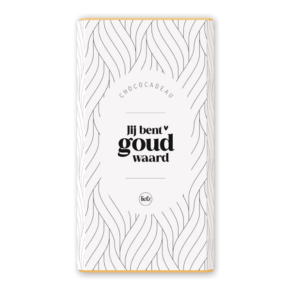 Chocoladewikkel | Jij bent goud waard