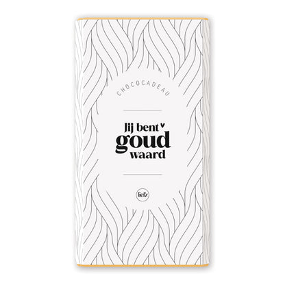 Chocoladewikkel | Jij bent goud waard