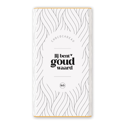 Chocoladewikkel | Jij bent goud waard