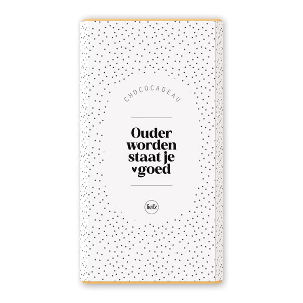 Chocoladewikkel | Ouder worden staat je goed