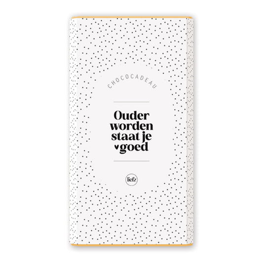 Chocoladewikkel | Ouder worden staat je goed