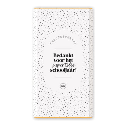 Chocoladewikkel | Bedankt voor het toffe schooljaar