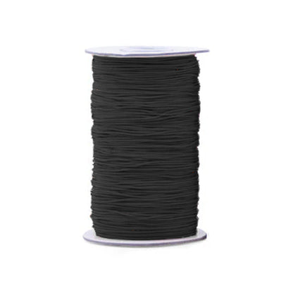 Elastisch touw | Zwart | 5 mtr