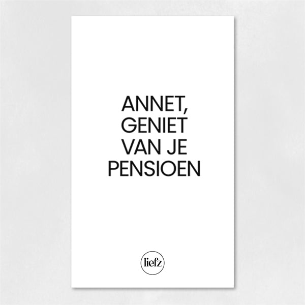 Fles etiket op maat | Eigen tekst