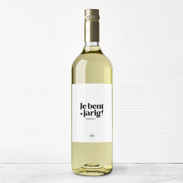 Fles etiket | Je bent jarig