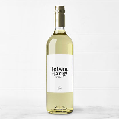 Fles etiket | Je bent jarig